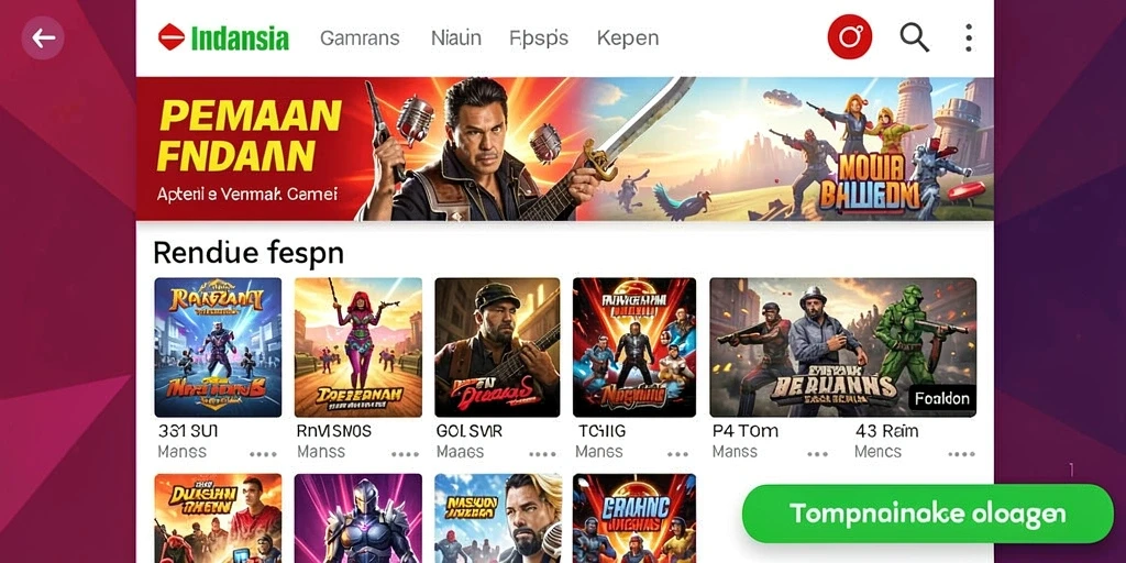 Tangkapan layar menunjukkan karakter utama dalam aksi.