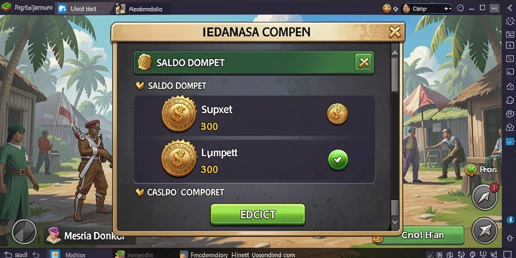 Tangkapan layar menunjukkan grafis game yang memukau.
