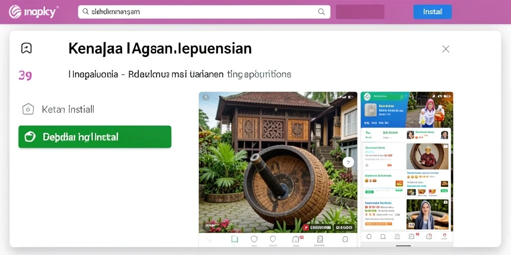Tampilan awal aplikasi dengan desain modern.