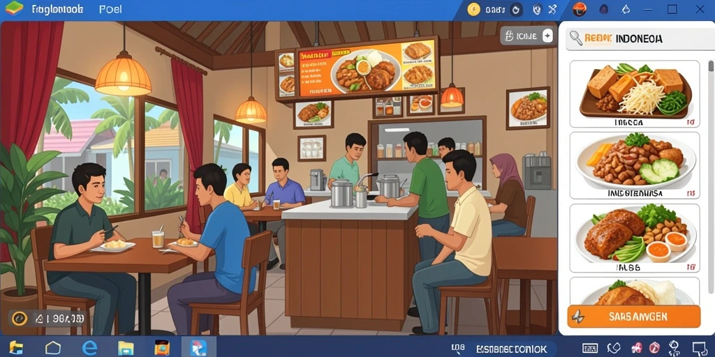 Tampilan antarmuka pengguna yang menarik.