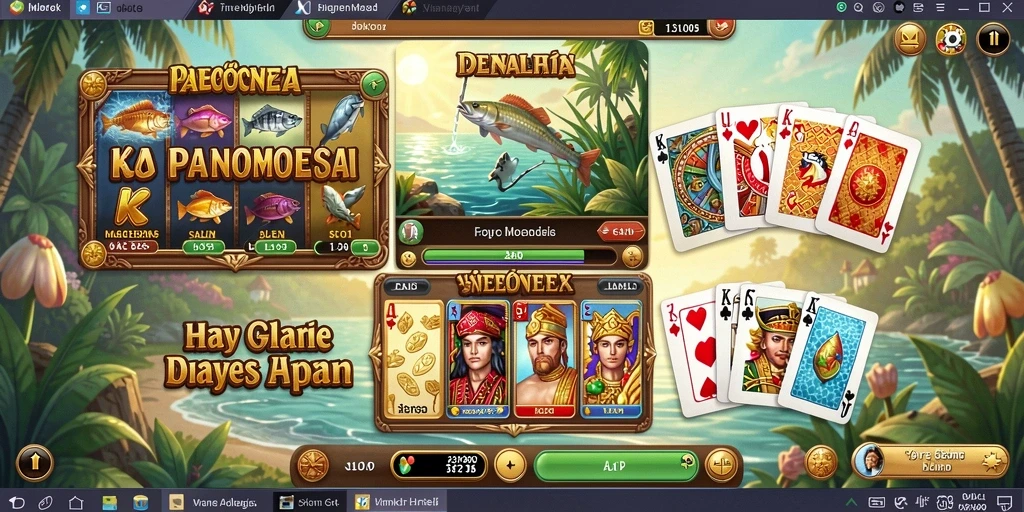 Gambar menunjukkan karakter utama dalam aksi.