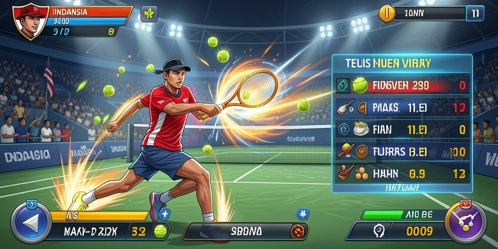 Tampilan grafis yang memukau di level pertama.