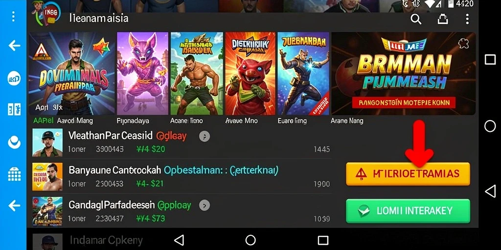 Tampilan antarmuka yang menarik dan intuitif.